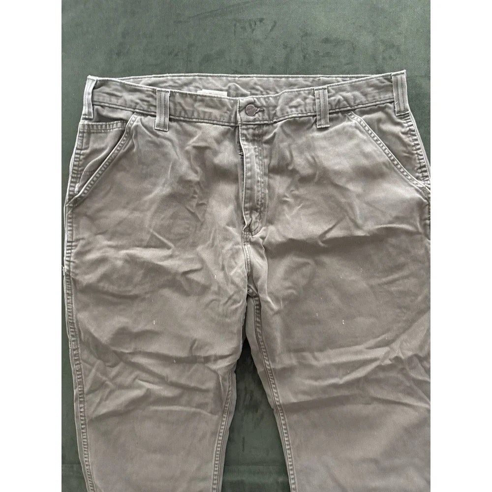 Carhartt Carpenter Pants Green B324-ARG Work Wear‎ Size 40x30